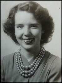 Black and white photo of Betty Barlett